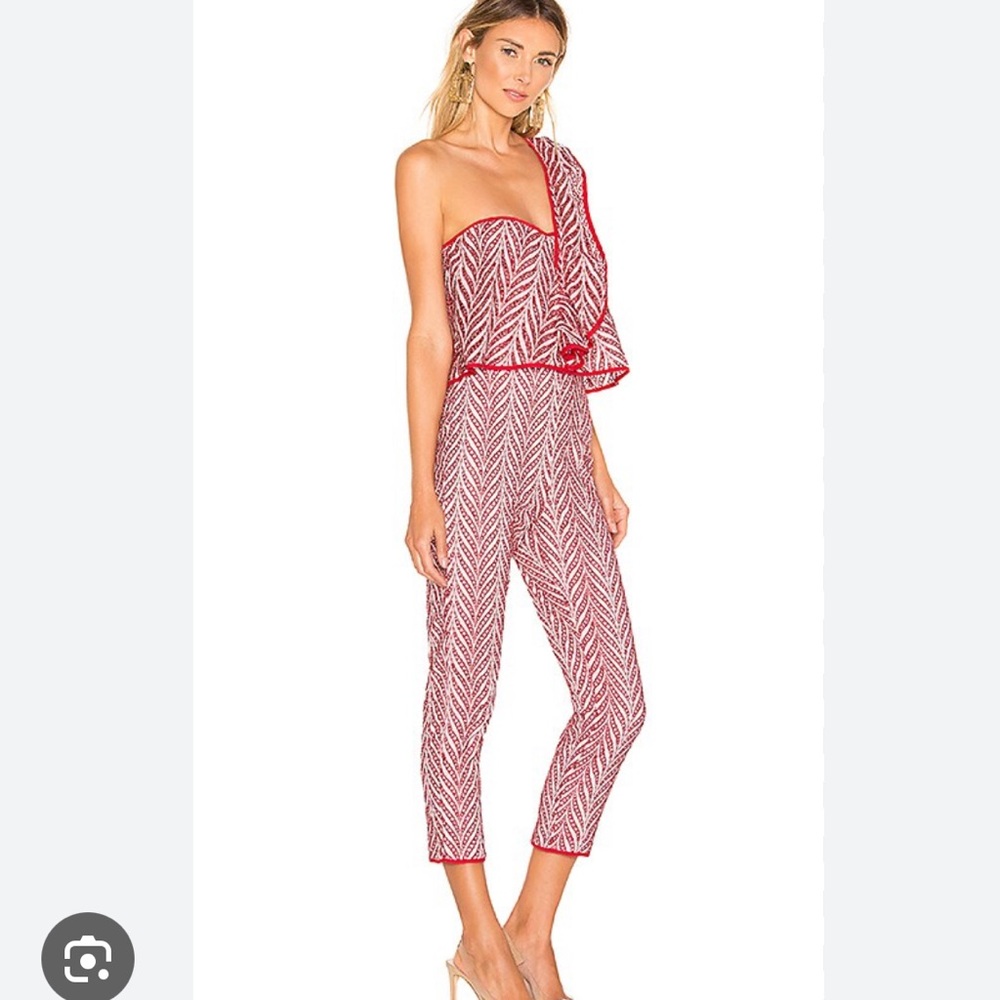 Lovers + Friends LA Red Flint Jumpsuit, Small